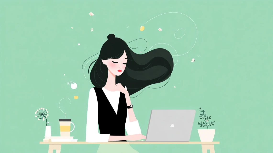 送料無料情報の配信時期を調べる女性