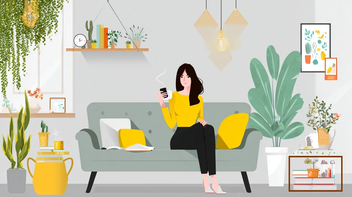 日本人が注文条件を確認する様子