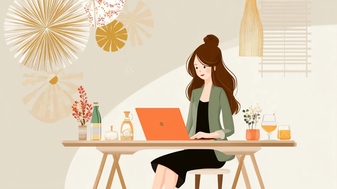 日本人が配信時期を確認する場面