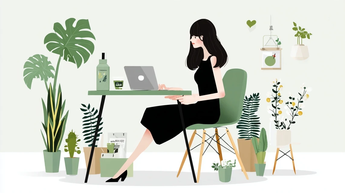 女性が紛失時の対応を確認