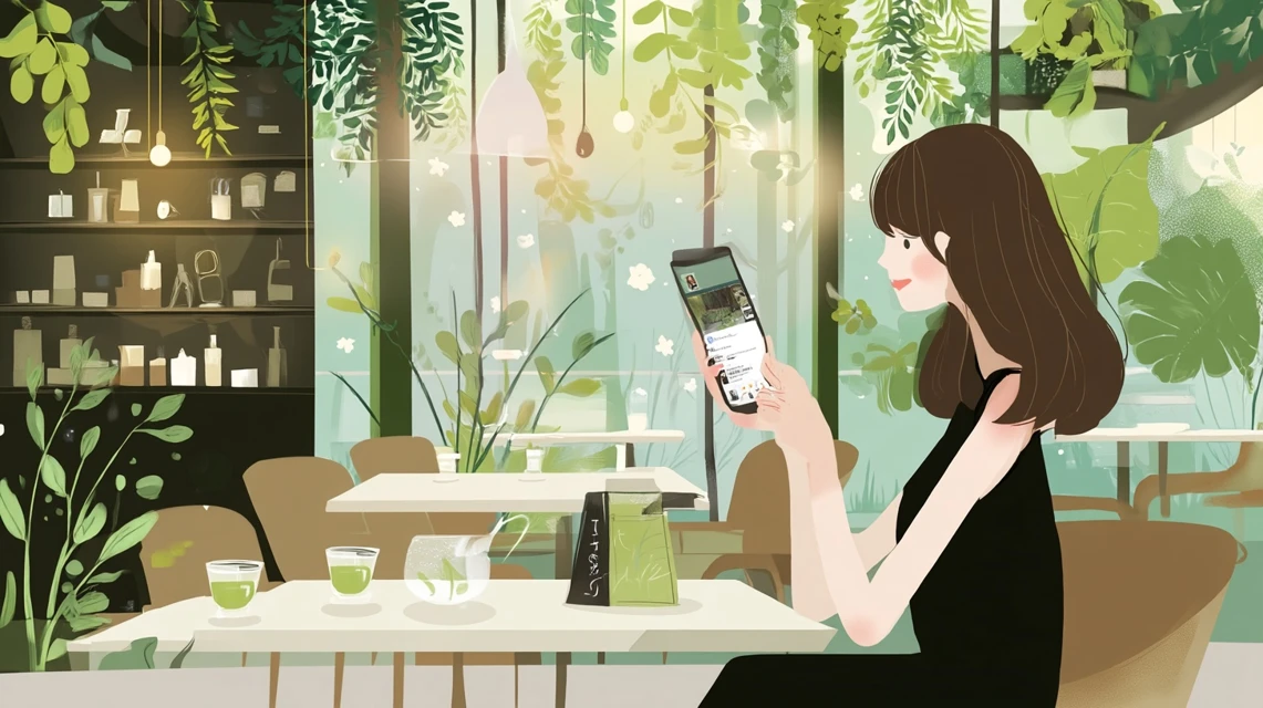 女性が未着時の対処を確認