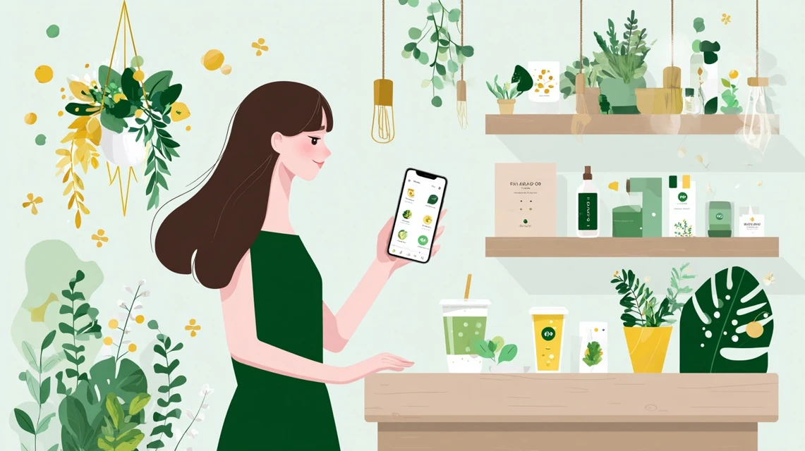 日本人が配布差を確認する場面