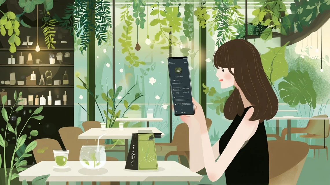 日本人が質問一覧を確認する図