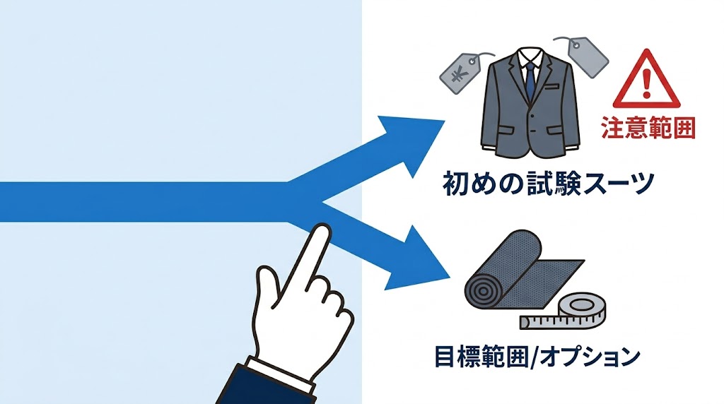 当サイト作成：初回お試し価格で見ておきたい対象範囲と注意点図解