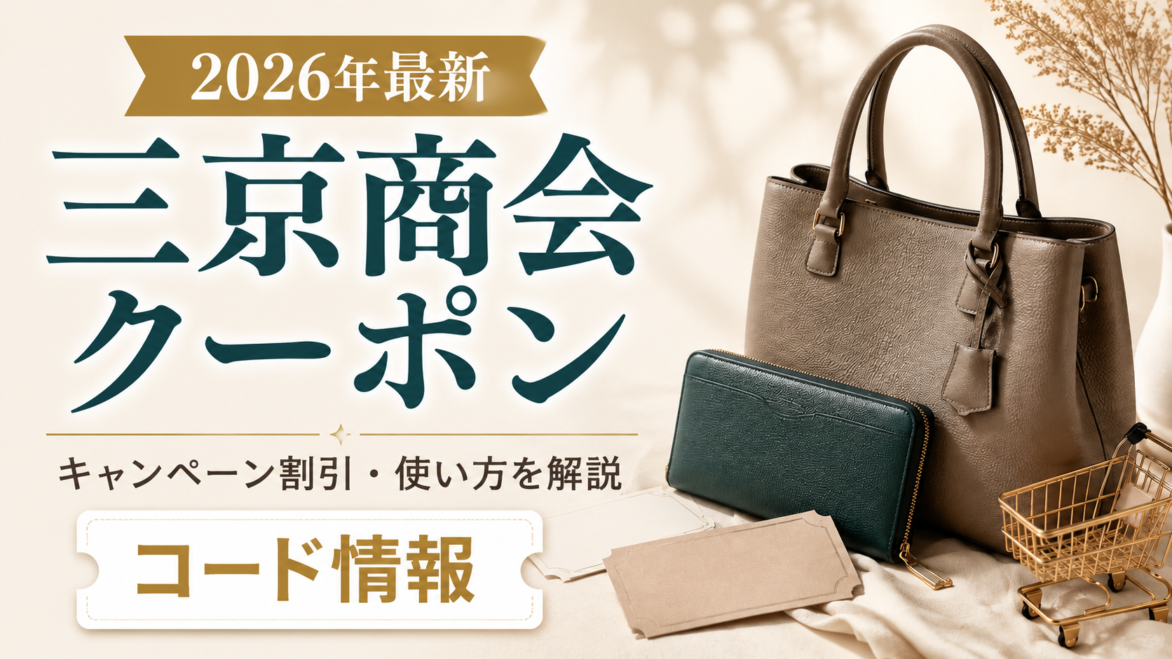 2026クーポンコード情報|三京商会のキャンペーン割引購入・クーポン使用方法はこちら!