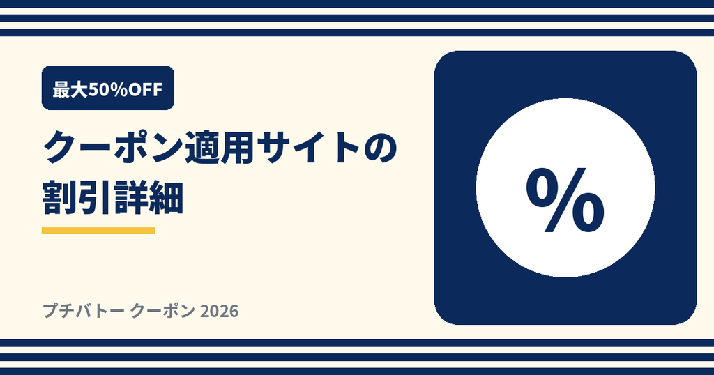 プチバトーのクーポン適用サイトと割引詳細
